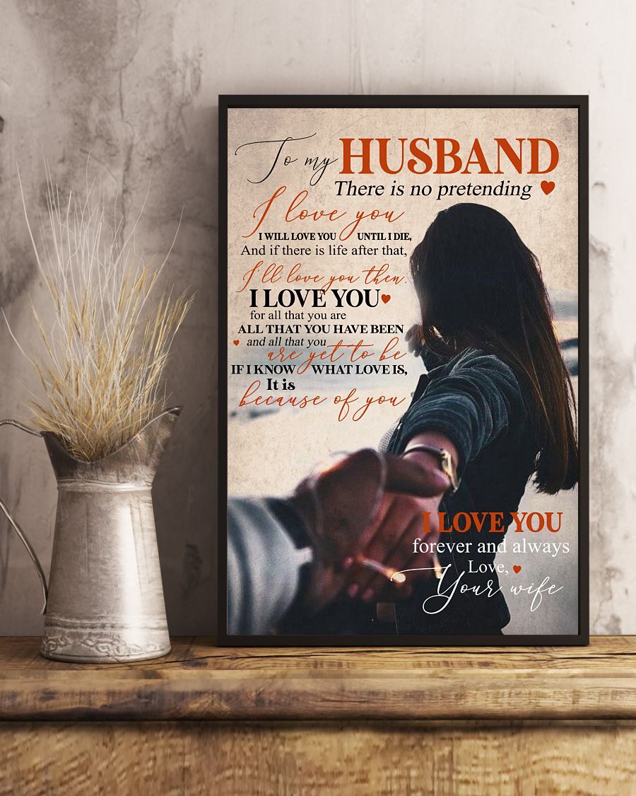 Perfect Gifts For Husband - To My Husband Poster-A Loves Gift