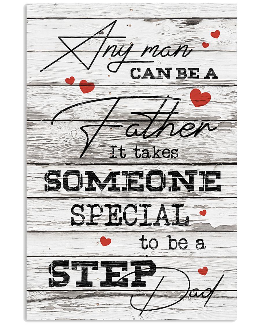 Perfect Gift For Step Dad Poster-A Loves Gift
