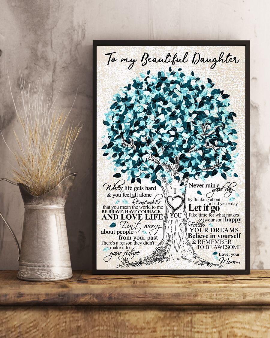 Daughter Poster Gifts - Perfect Gifts For Daughter-A Loves Gift