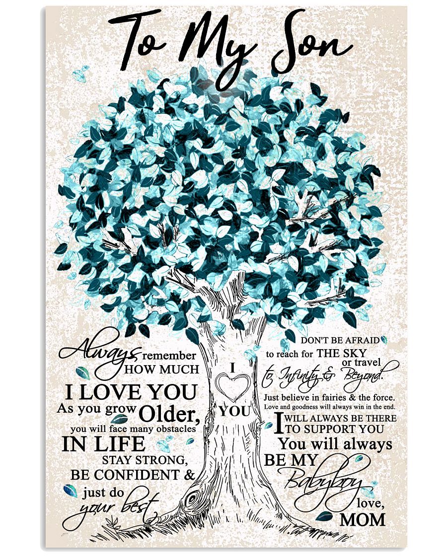 To My Son Poster - Great Gifts For Your Son-A Loves Gift