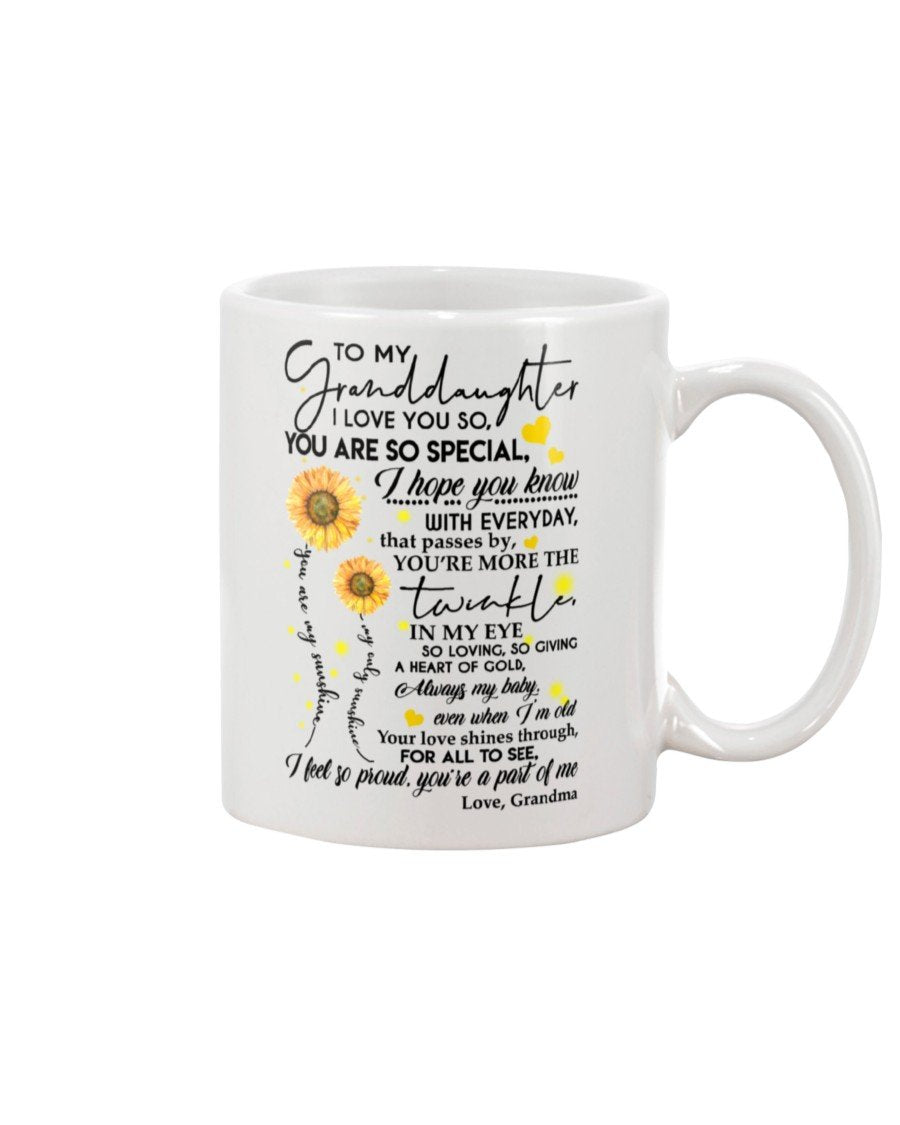 Perfect Gifts For GrandDaughter - Coffee Mug For GrandDaughter-A Loves Gift