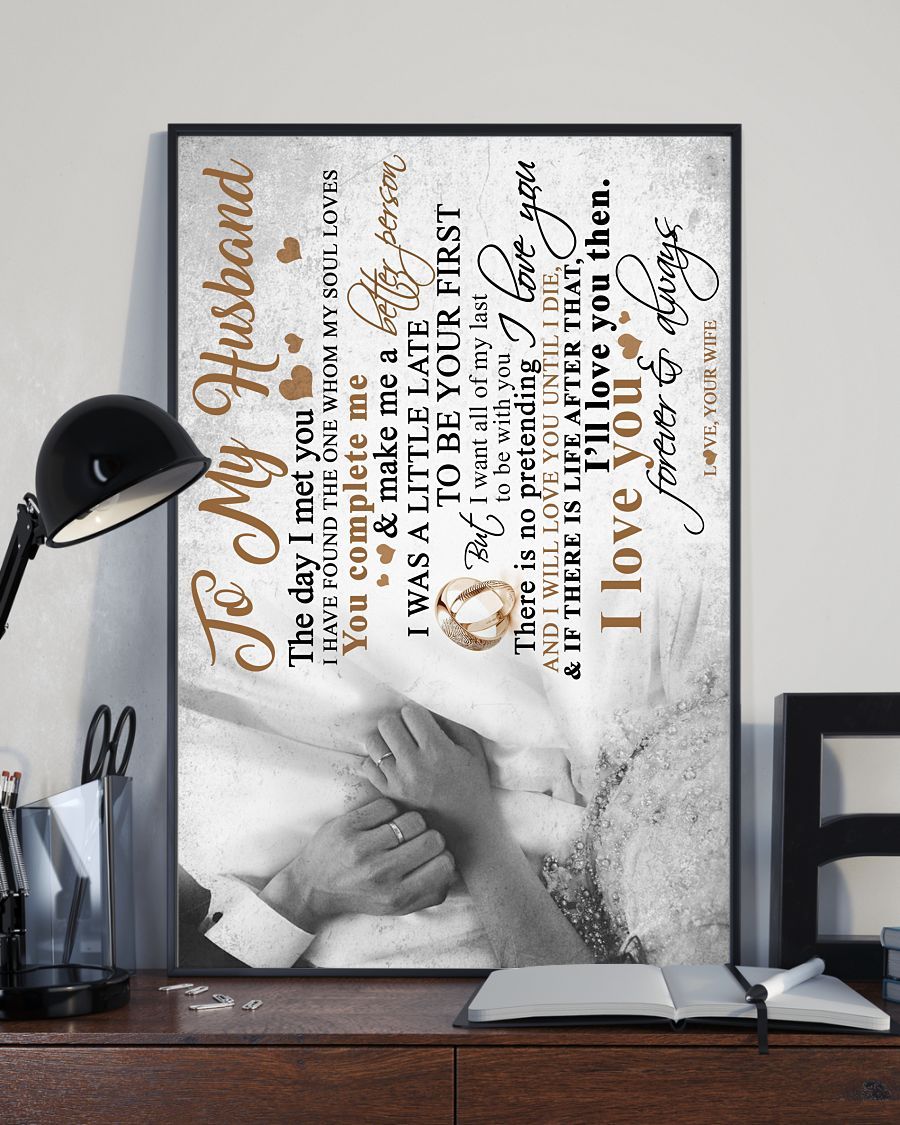 To My Husband Poster-A Loves Gift