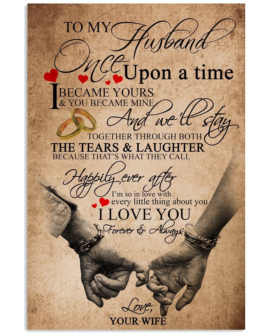 Perfect Gifts For Husband - To My Husband Poster-A Loves Gift