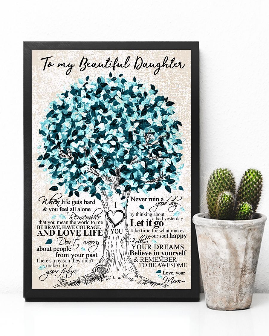 Daughter Poster Gifts - Perfect Gifts For Daughter-A Loves Gift