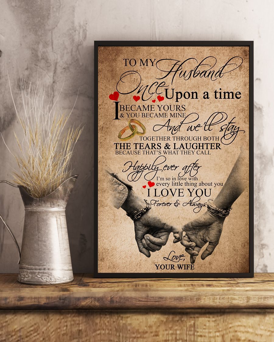 Perfect Gifts For Husband - To My Husband Poster-A Loves Gift