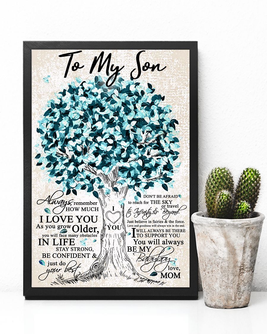 To My Son Poster - Great Gifts For Your Son-A Loves Gift