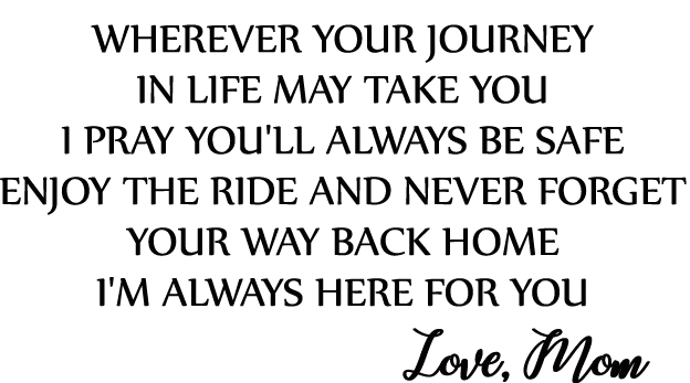 SON MOM - ENJOY THE RIDE - VINTAGE JOURNAL