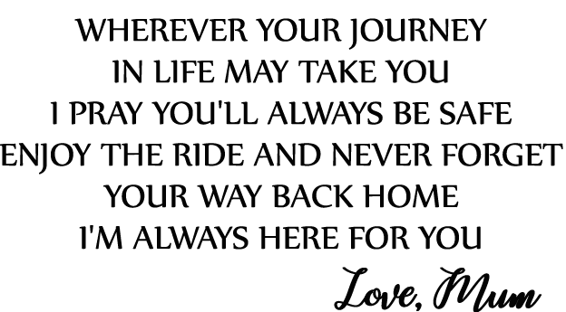 SON MUM - ENJOY THE RIDE - VINTAGE JOURNAL