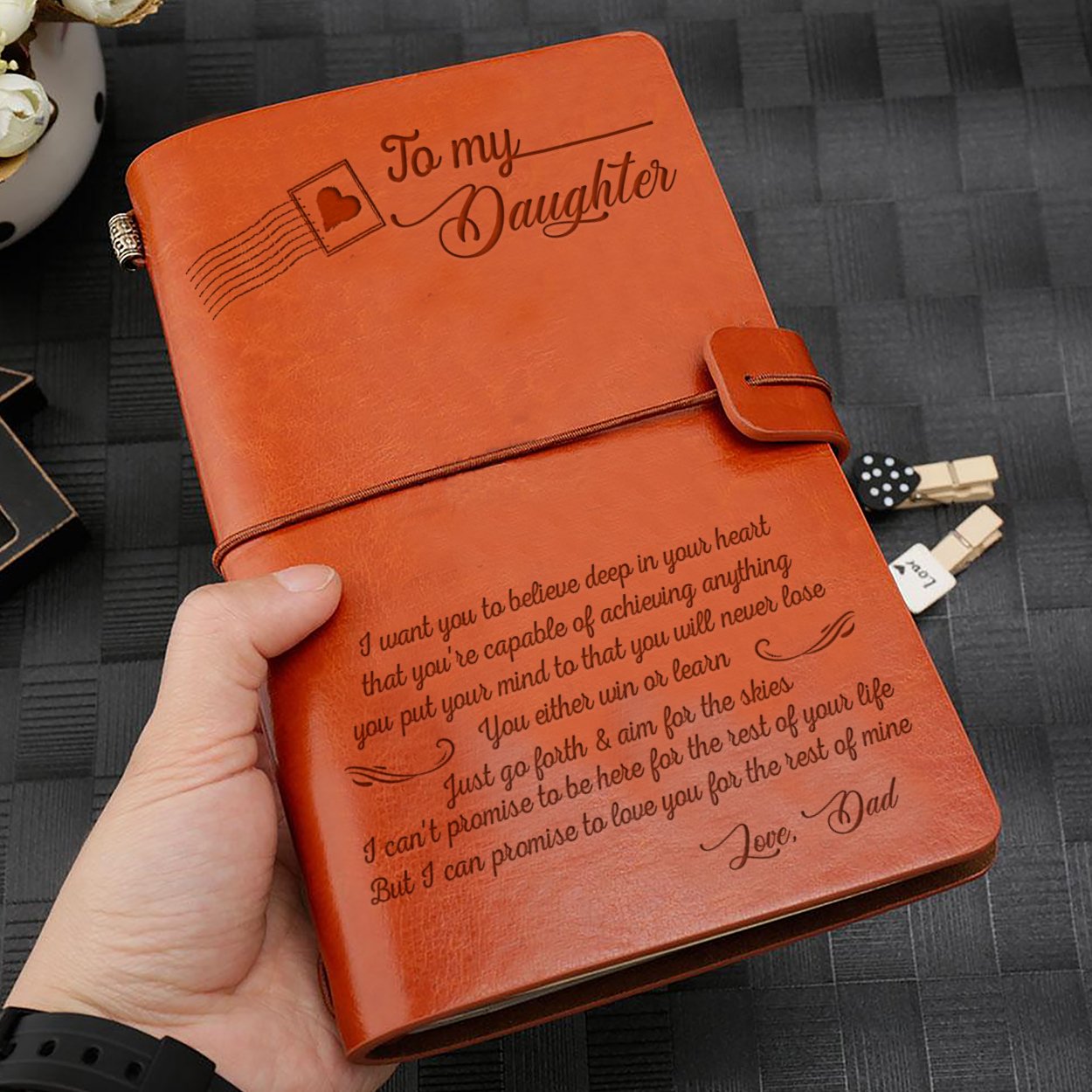 DAUGHTER DAD - NEVER LOSE - VINTAGE JOURNAL 