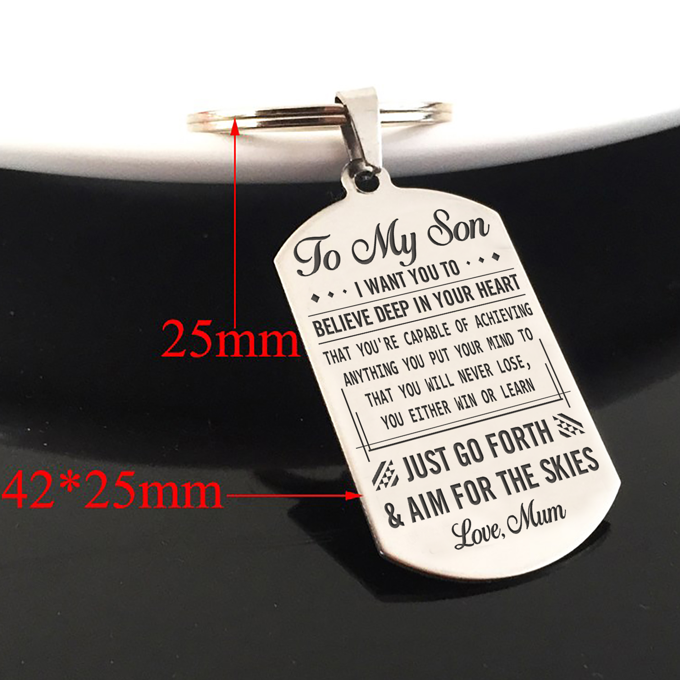 SON MUM - NEVER LOSE - KEY CHAIN 1