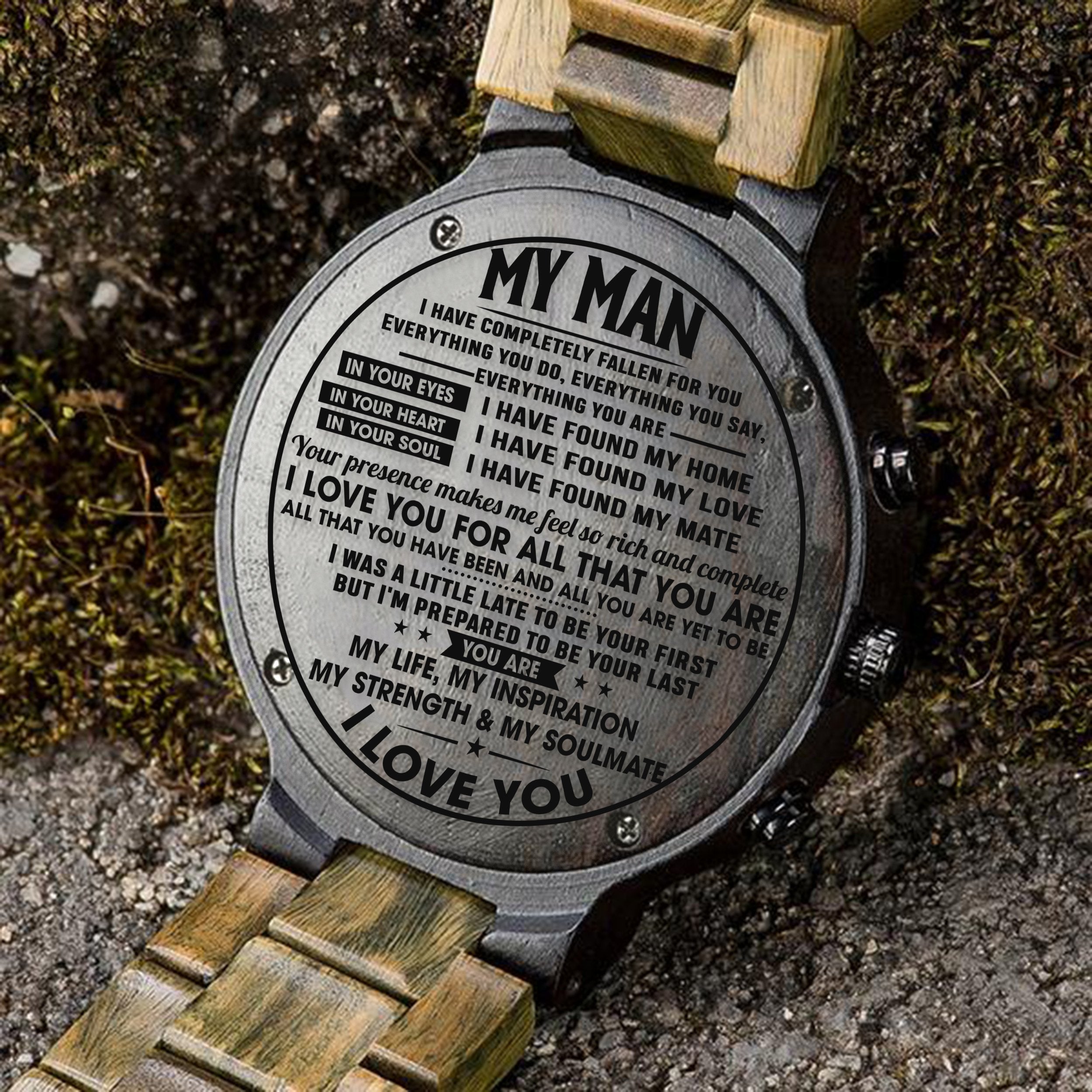 Great Gifts For Husband - Green Sandalwood Wooden Watch Quartz Watches-A Loves Gift