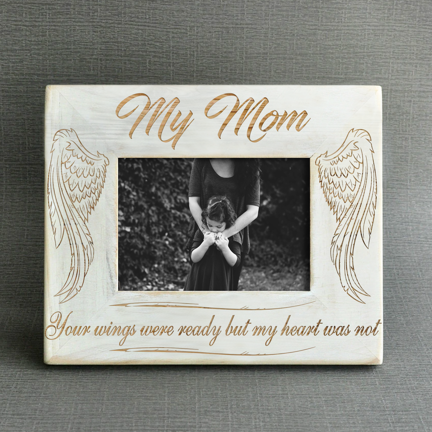 MISSING YOU MOM - WOOD FRAME 