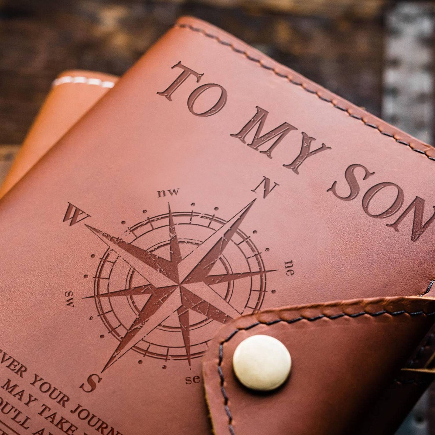 SON MOM - ALWAYS BE SAFE - JOURNAL COVER-A Loves Gift