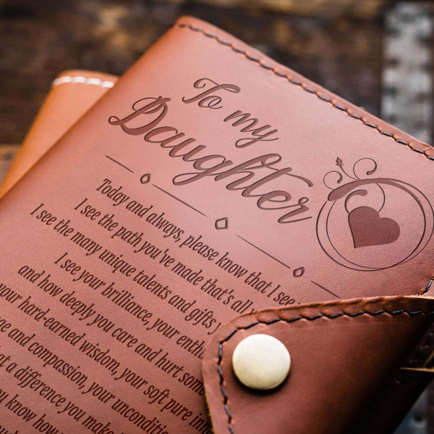 DAUGHTER MOM - I SEE YOU - JOURNAL COVER-A Loves Gift