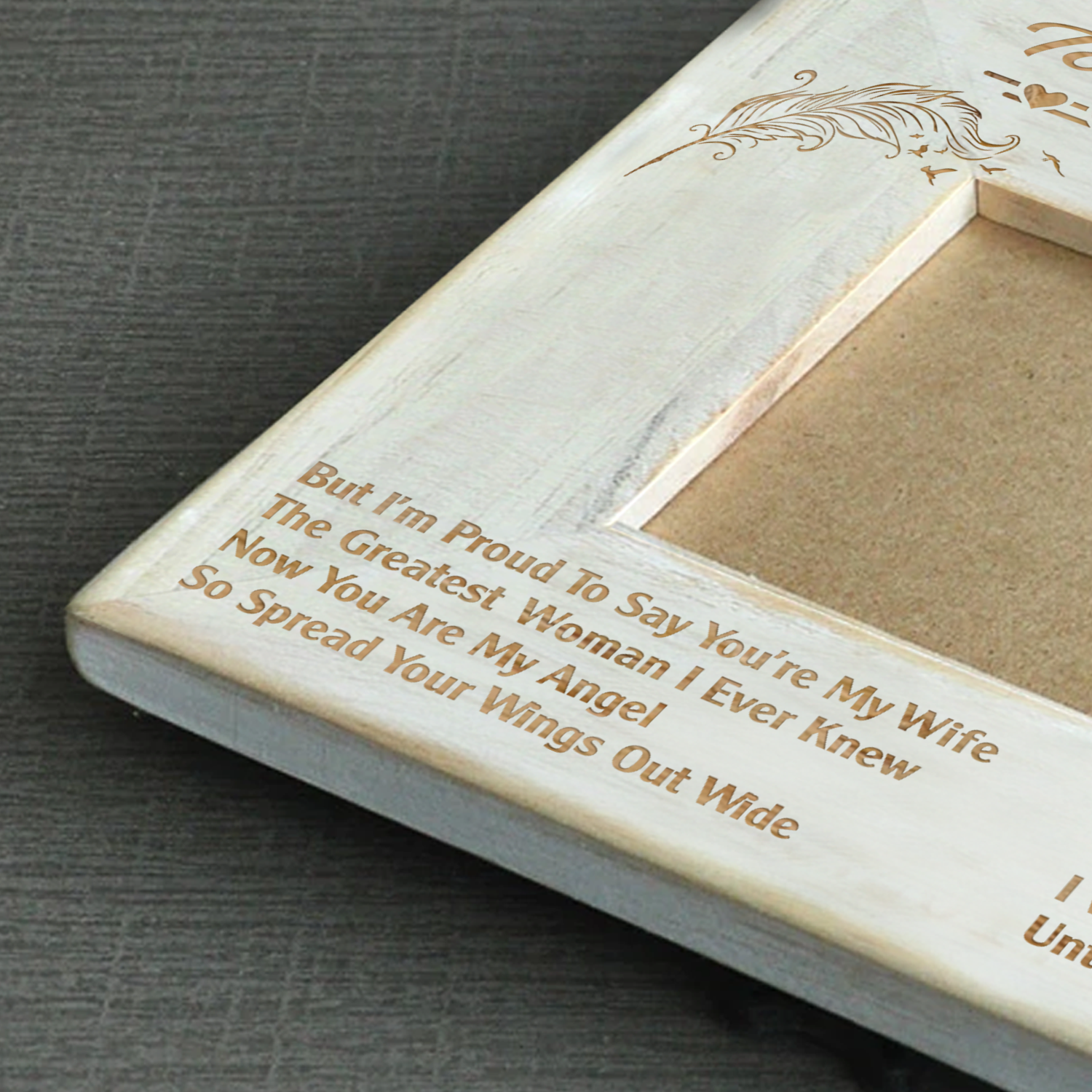 MISSING - YOU'RE MY WIFE - WOOD FRAME-A Loves Gift