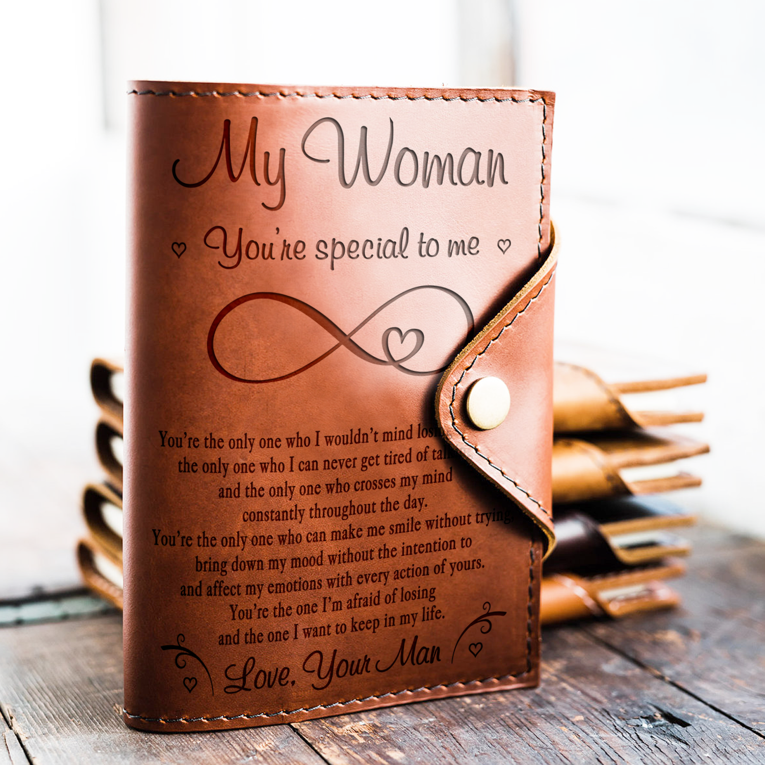 MY WOMAN - YOU'RE SPECIAL TO ME - JOURNAL COVER-A Loves Gift