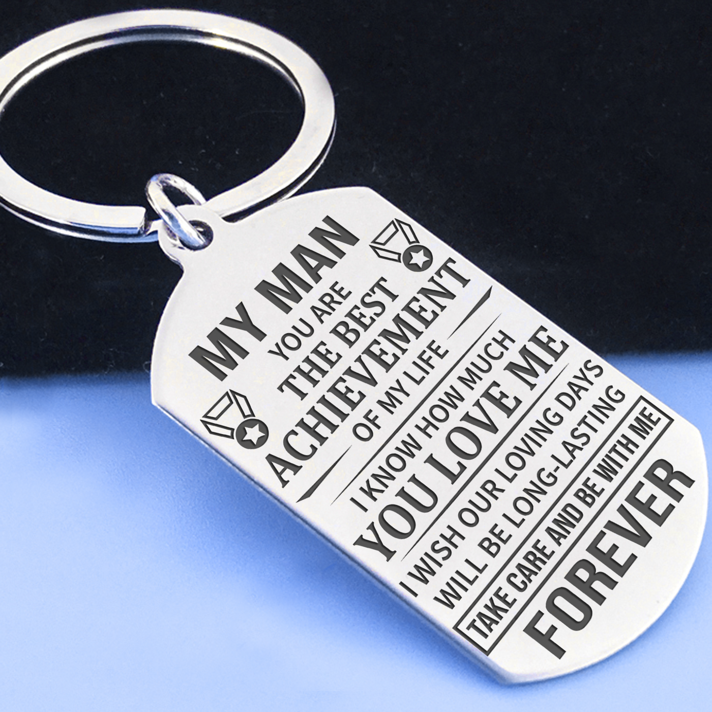 MY MAN - TAKE CARE - KEY CHAIN 1-A Loves Gift