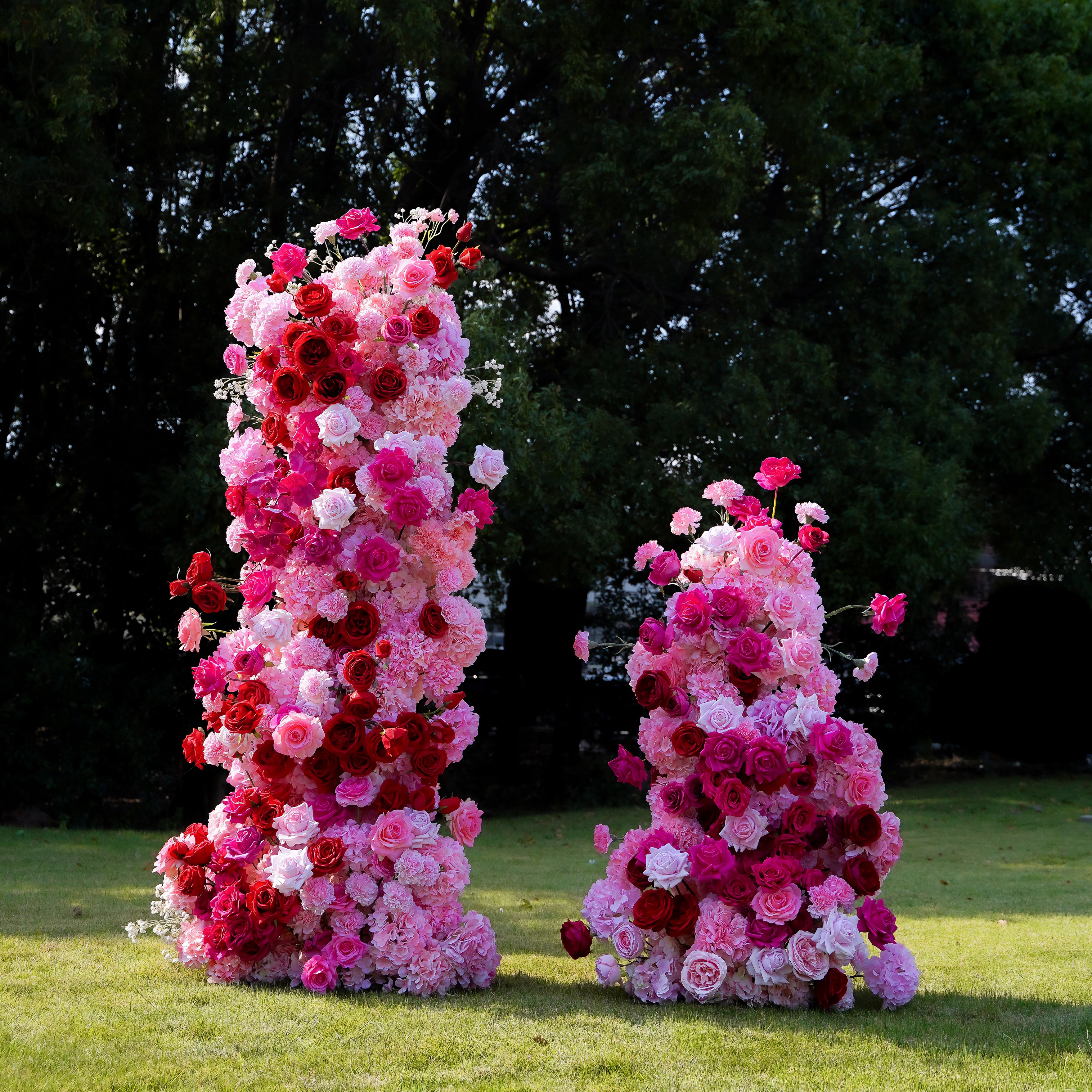 Kathryn Wedding Party Background Floral Arch Decoration