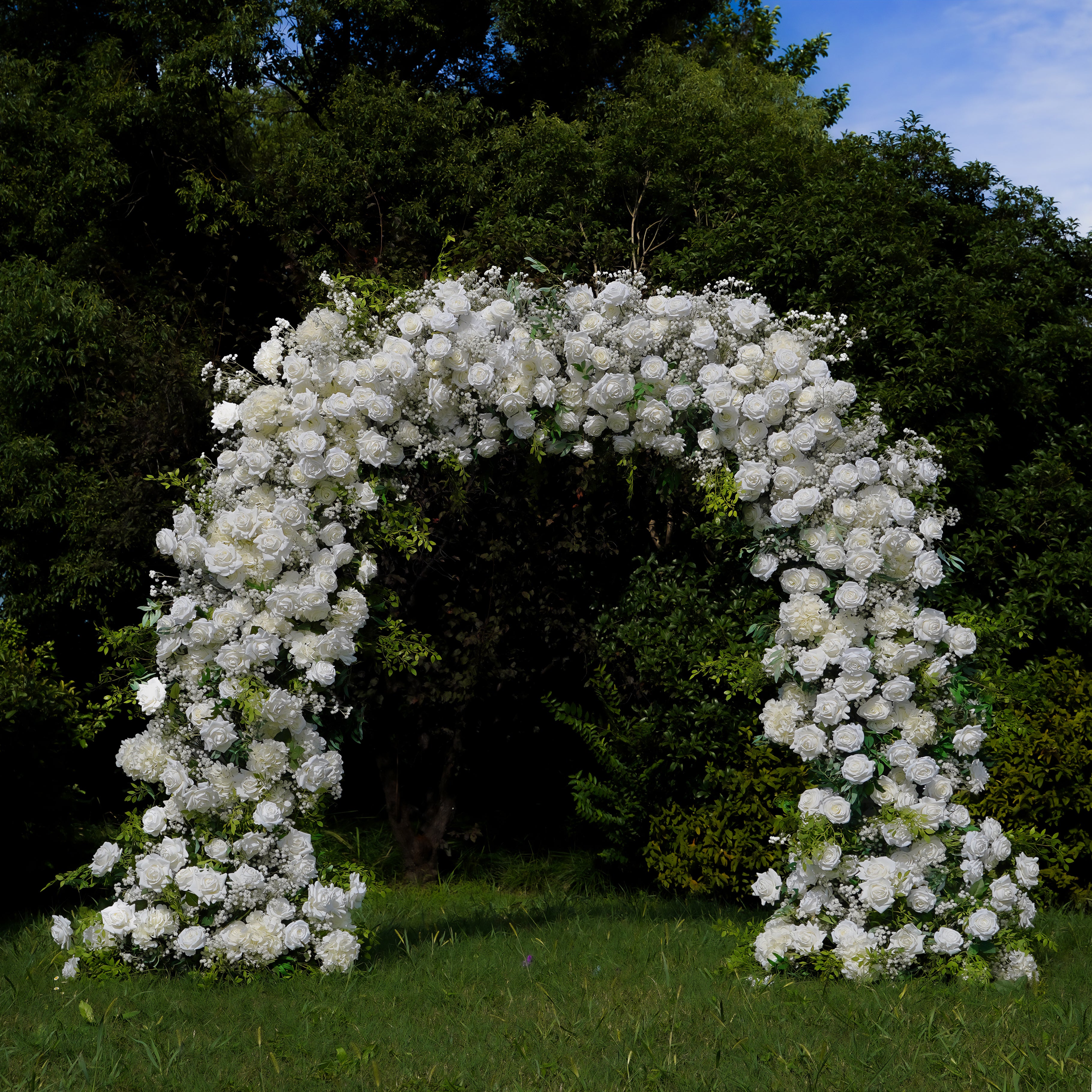 Layla Wedding Party Background Floral Arch Decoration