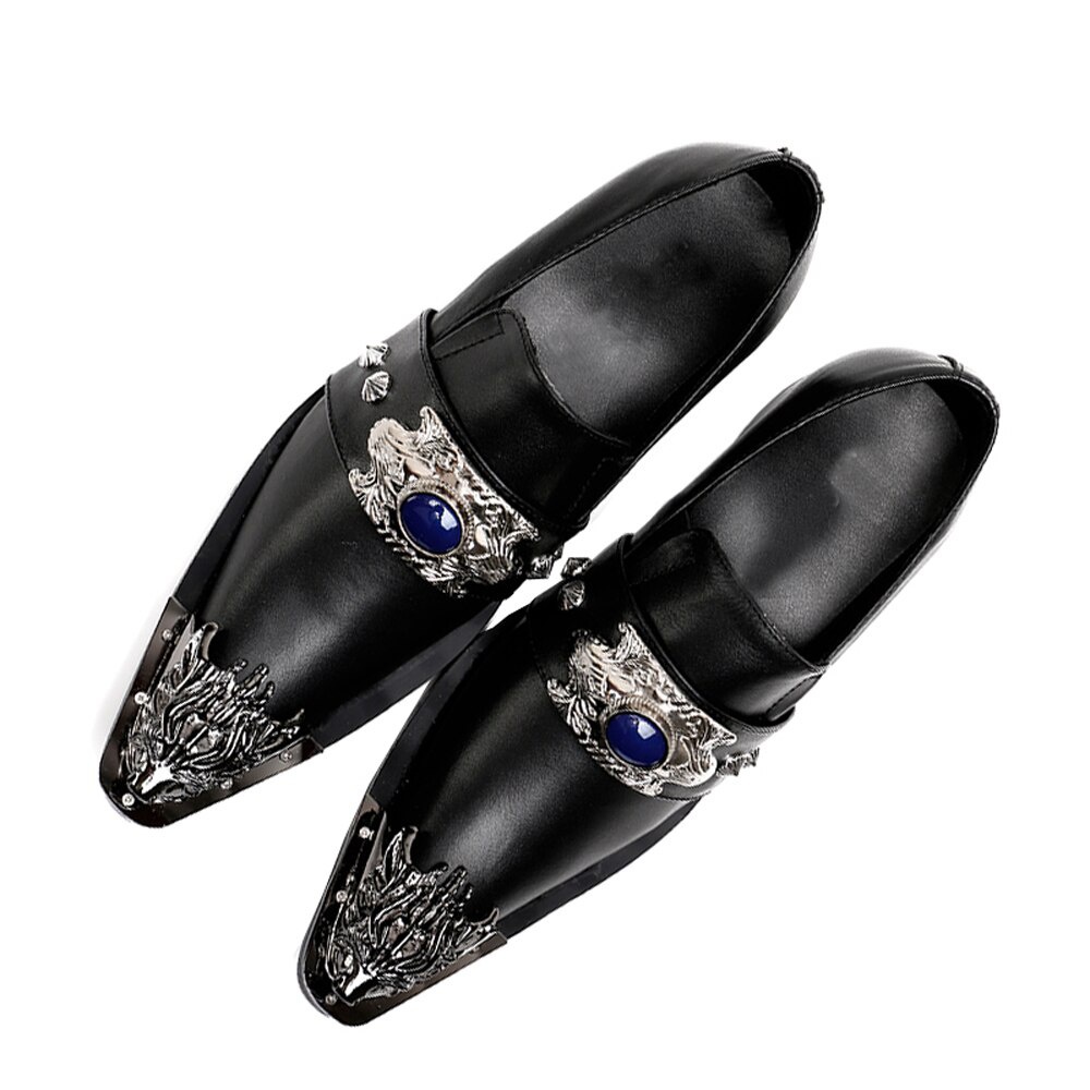 Banquet Men's Shoes Leather Men's Shoes Model Personalized Shoes