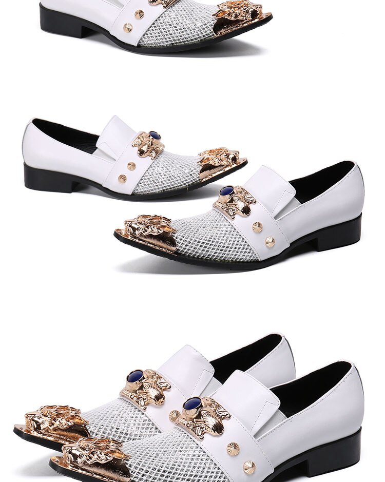 Banquet Men's Shoes Leather Men's Shoes Model Personalized Shoes