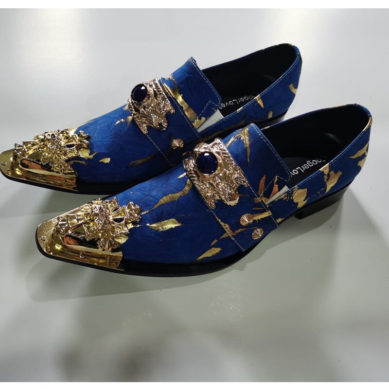 Banquet Men's Shoes Leather Men's Shoes Model Personalized Shoes