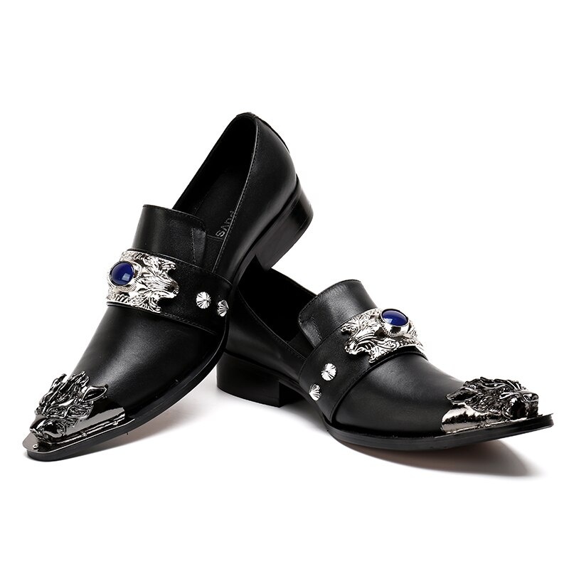 Banquet Men's Shoes Leather Men's Shoes Model Personalized Shoes