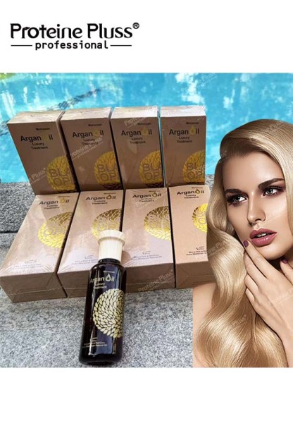 Keratin Protein  Factory Price Bubble Argan Oil Morocco Herbal Argan Oil for Hair Moisturizing Hair Serum Argan Oil Wholesale