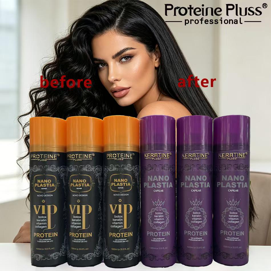 Formaldehyde Free Smoothing Straightening Nanoplastia Hair Protein Keratin Treatment