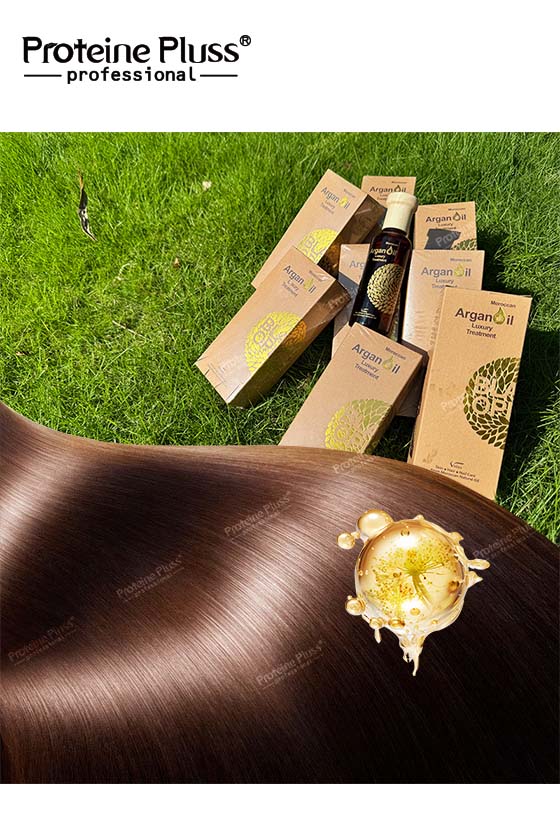Keratin Protein  Factory Price Bubble Argan Oil Morocco Herbal Argan Oil for Hair Moisturizing Hair Serum Argan Oil Wholesale