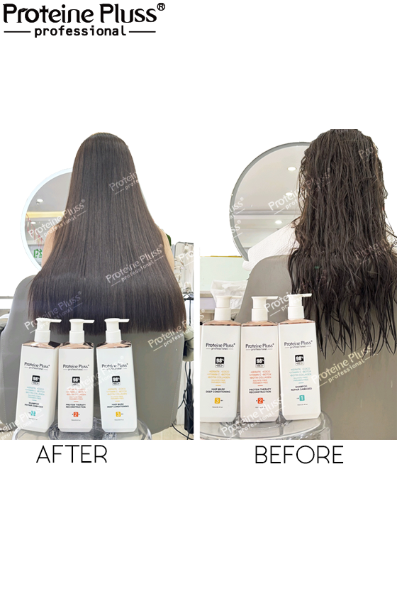 750ml white bottle shampoo