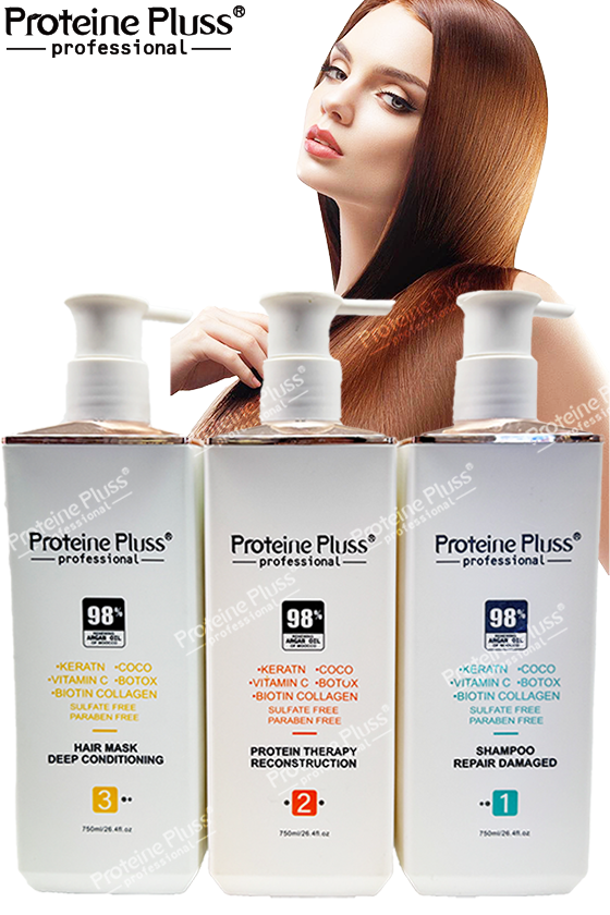 750ml white bottle shampoo