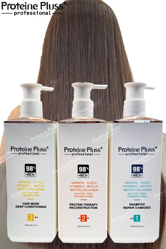 750ml white bottle shampoo