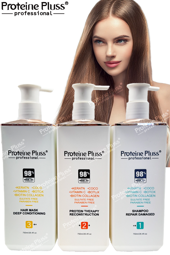 750ml white bottle shampoo