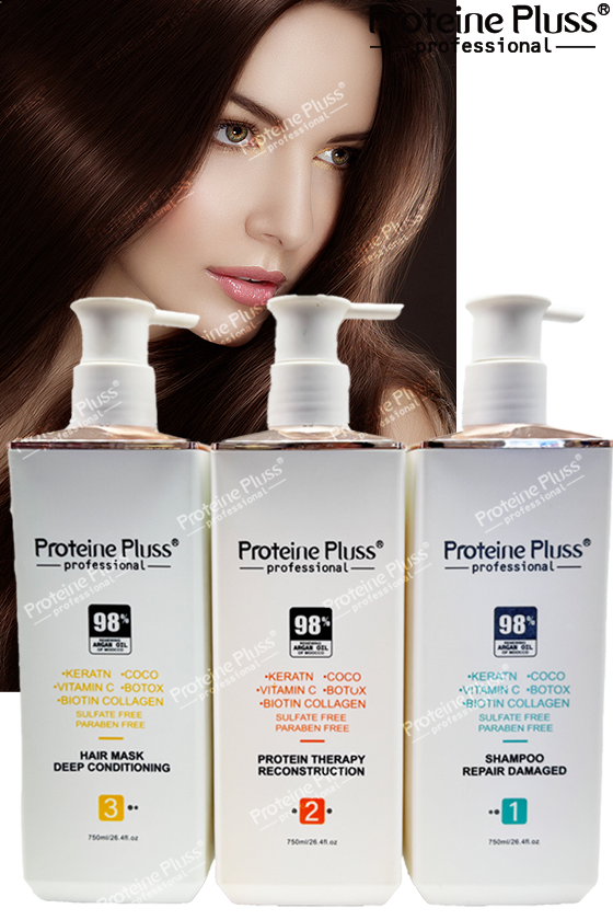 750ml white bottle shampoo