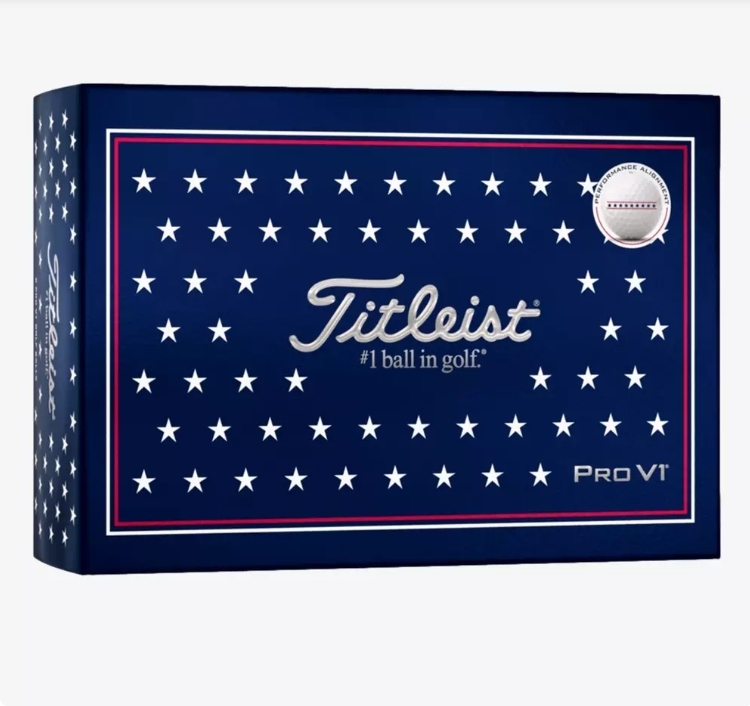 Pro V1 Limited Edition USA Performance Alignment Half Dozen Golf Balls