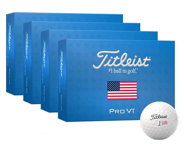 Pro V1 Limited Edition US Flag 2023 Golf Balls (8 Dozen Total 96Balls）
