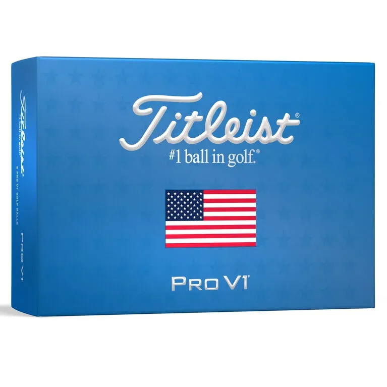 Pro V1 Limited Edition US Flag 2023 Golf Balls (8 Dozen Total 96Balls）