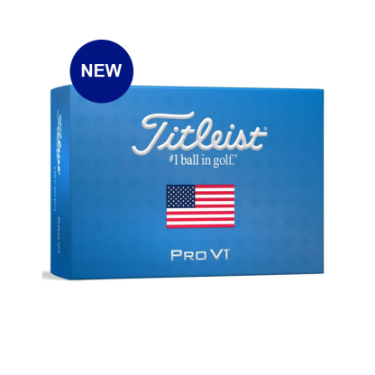 Pro V1 Limited Edition US Flag 2023 Golf Balls (8 Dozen Total 96Balls）