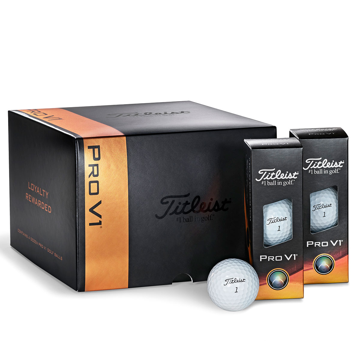Pro V1(Buy 3 get 1 free, 4 Dozen Total 48 Balls)