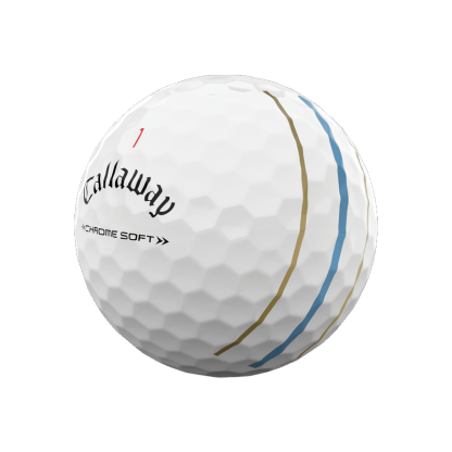 Limited Edition Chrome Soft 22 Triple Track 'Good Good'Golf Balls