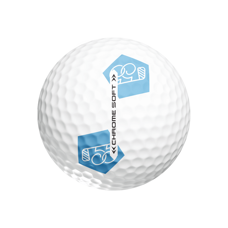 Limited Edition Chrome Soft 22 Truvis 'Good Good' Golf Balls