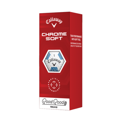 Limited Edition Chrome Soft 22 Truvis 'Good Good' Golf Balls