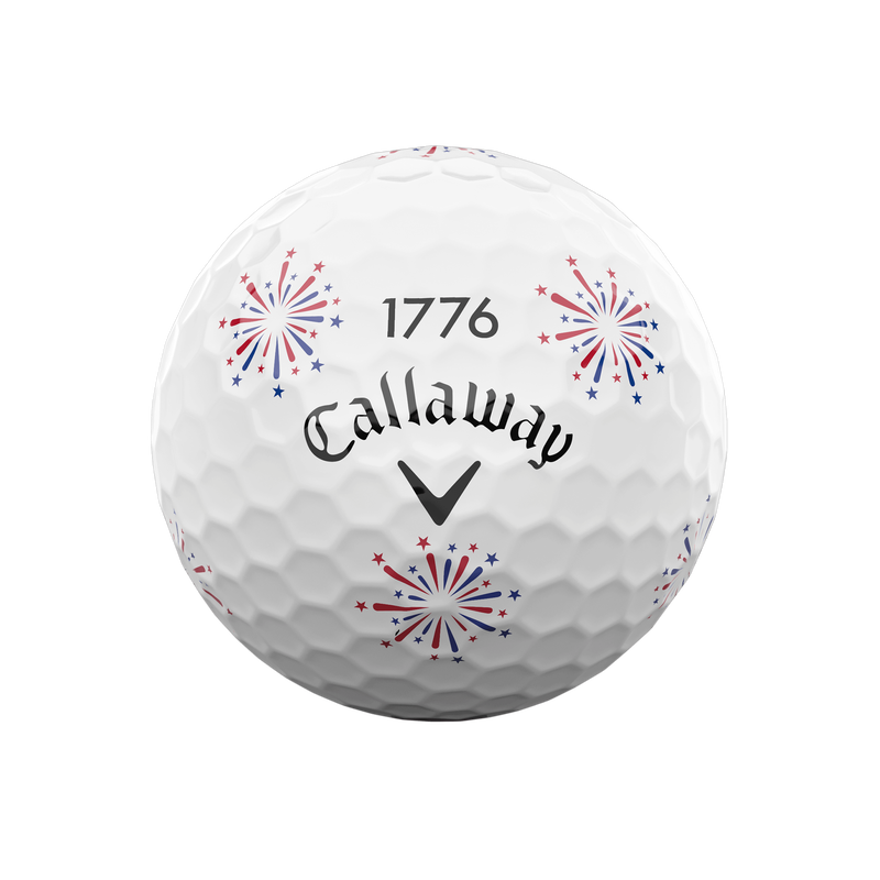 Limited Edition Chrome Soft Truvis Independence Day Golf Balls