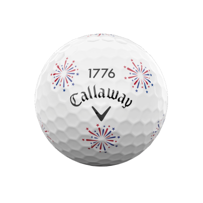 Limited Edition Chrome Soft Truvis Independence Day Golf Balls