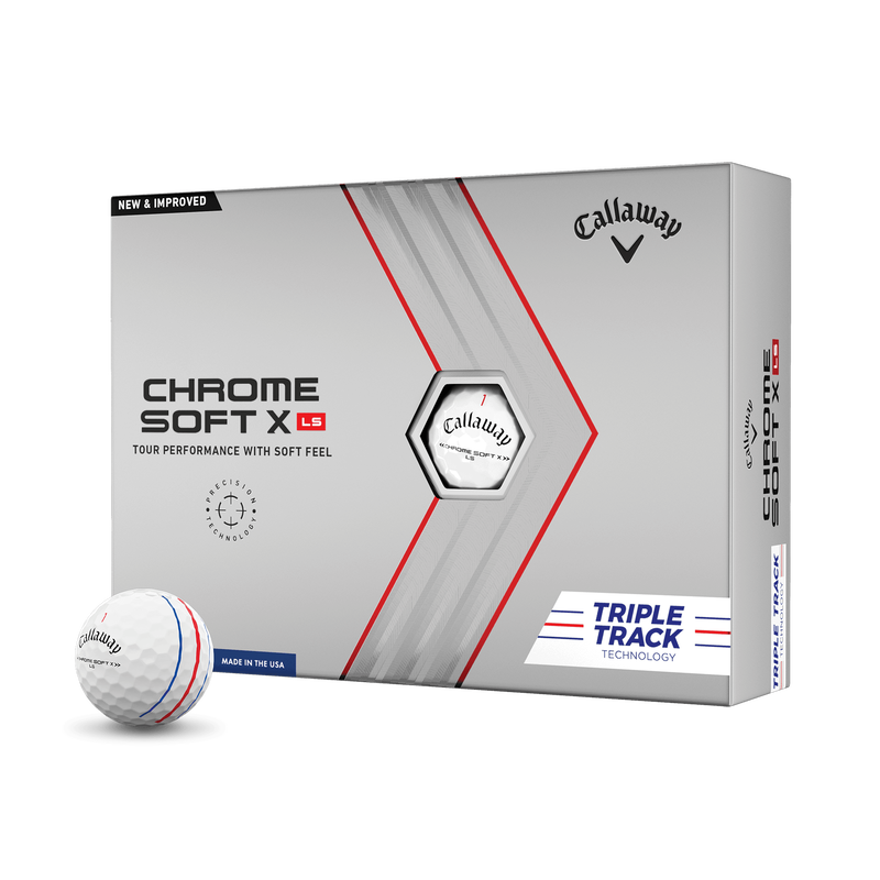 Chrome Soft X LS Triple Track Golf Balls