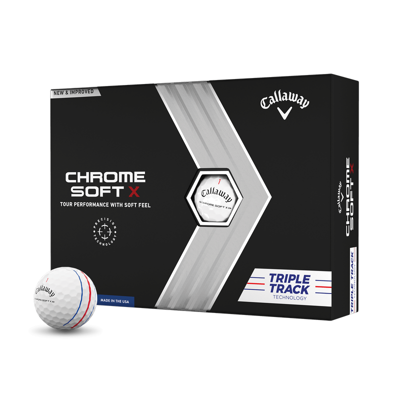Chrome Soft X Triple Track Golf Balls