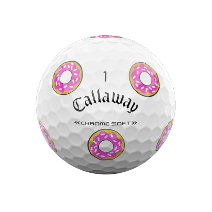 Limited Edition Chrome Soft Truvis Donut Golf Balls