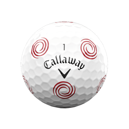 Limited Edition Chrome Soft Truvis odythtssey Swirl Golf Balls