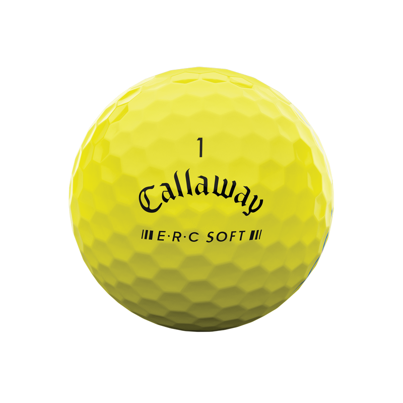 E·R·C Soft Yellow Golf Balls